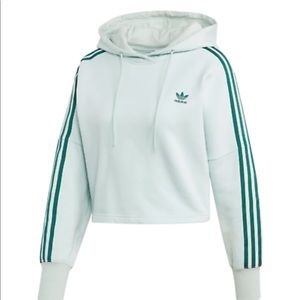 adidas Originals Women's Cropped Hooded Sweatshirt